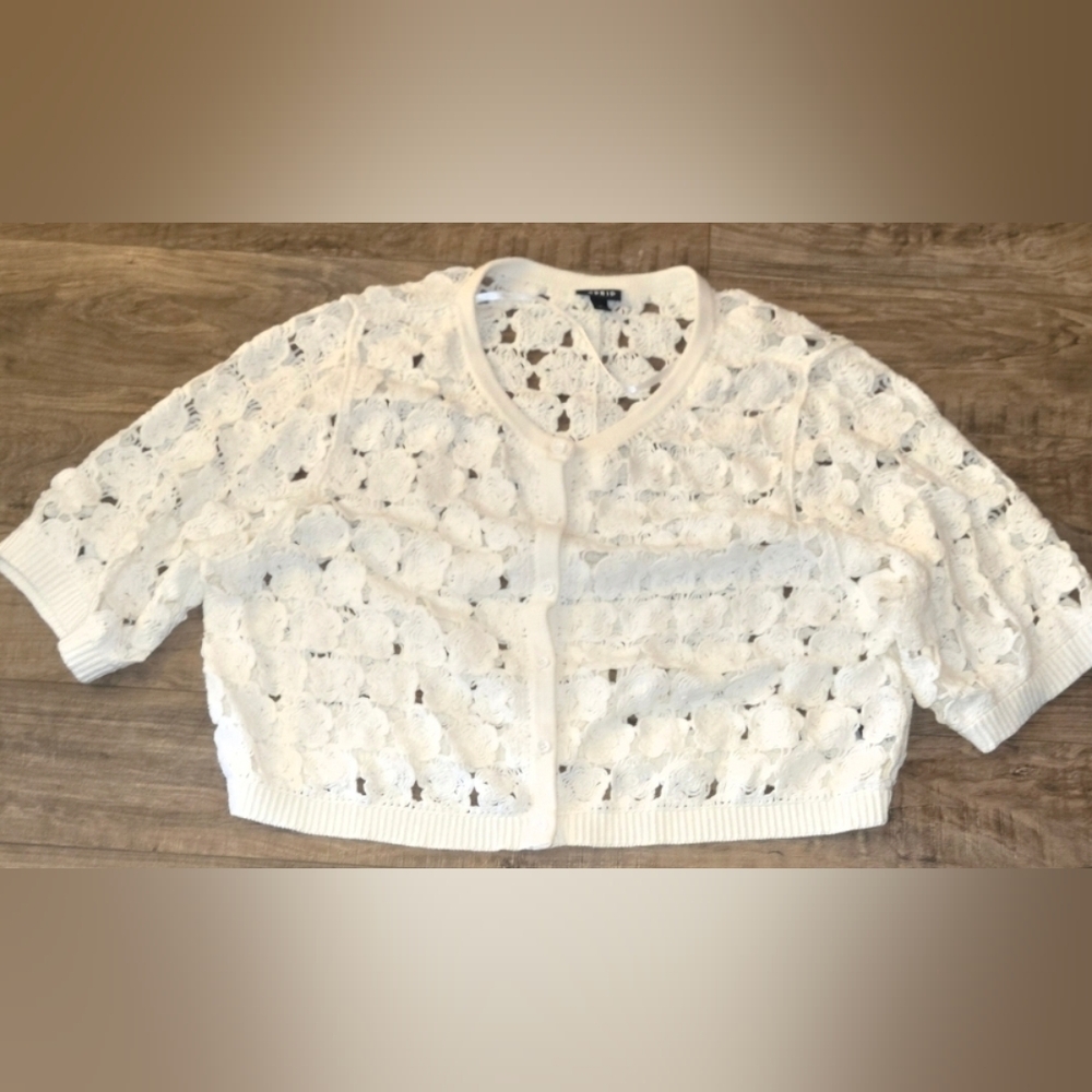 Torrid White Lace Cardigan Bolero And White Cardigan